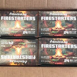 EnviroLog FIRESTARTERS $75 per case of 6 boxes of 24 fire starters per box